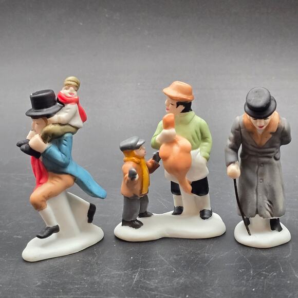 Department 56 A Christmas Carol Figurine People Set of Three In Box - Picture 4 of 6